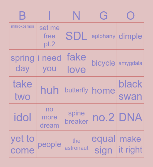 marssaturnmoon Bingo Card