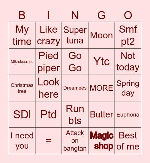 @ixxe8t5 Bingo Card