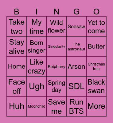 Pompom_pie Bingo Card