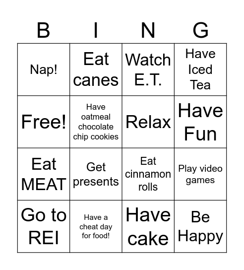 DADDY'S WEEK Bingo Card
