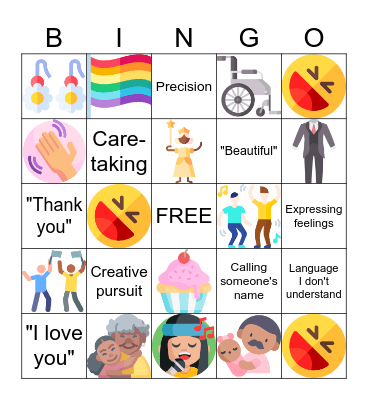 People Watching Bingo 🌐 Bingo Card