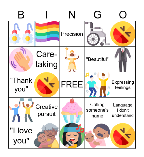 People Watching Bingo 🌐 Bingo Card