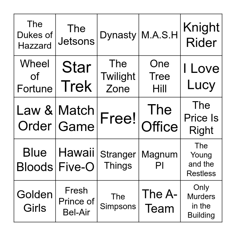 tv-theme-songs-bingo-card