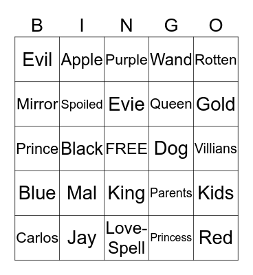 ROYAL BINGO Card