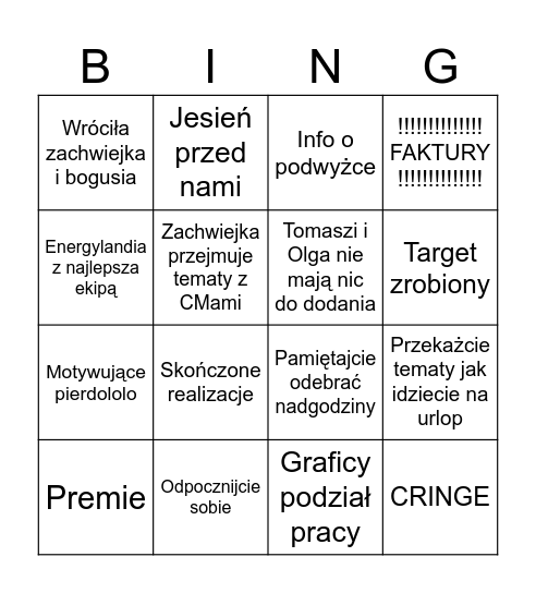 Allhandsy czerwiec Bingo Card