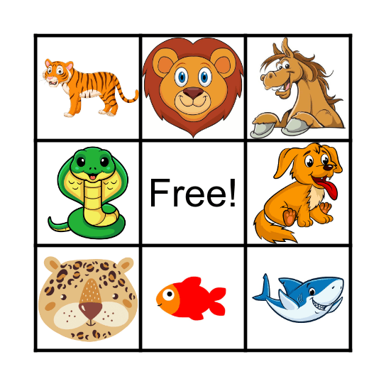 DGPV GOES WILD Bingo Card