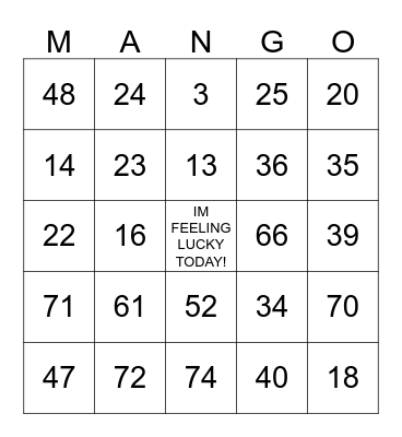 SUN VACATION CLUB Bingo Card