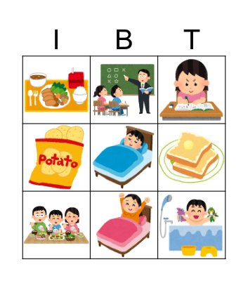 It's Bingo time. Bingo Card