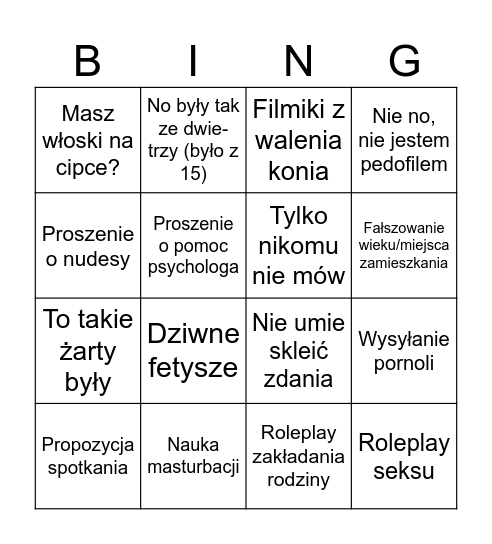 ECPU Bingo Card