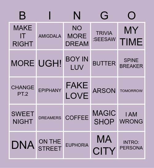 @rojasmaybe3 Bingo Card