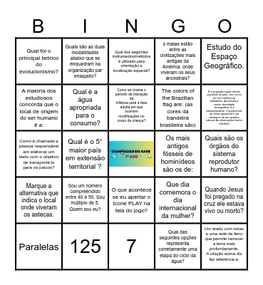 OLIMPÍADAS DO SAEB DA JOÃO MOTOSO Bingo Card