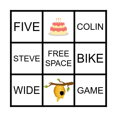 IDE ITE IVE Bingo Card