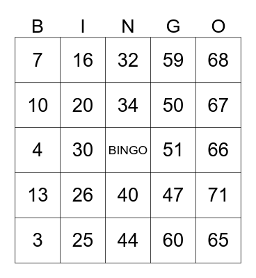 Arraiá da Galega Bingo Card