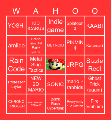 6/20/23 direct bingo Card