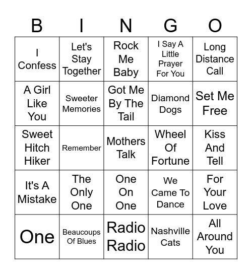 Vinyl Bingo - June Edition Bingo Card