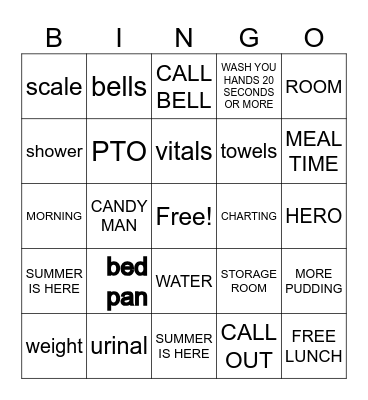 CNA WEEK 2023 Bingo Card