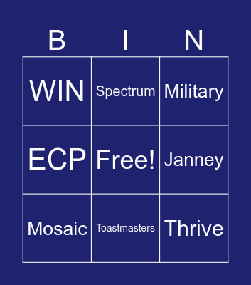 Icebreaker Bingo Card