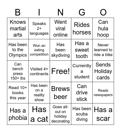 HR BINGO! Bingo Card