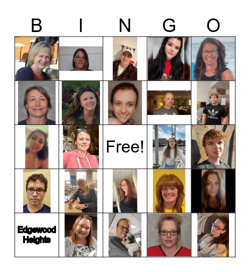 Staff Bingo Card