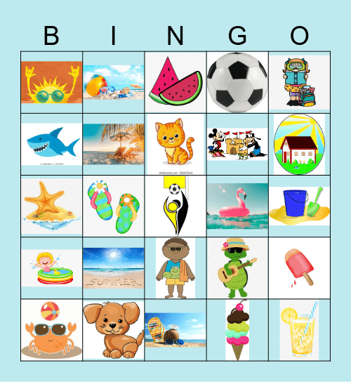 IBIZA KORFBAL BINGO Card