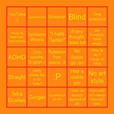 McBag Bingo Card