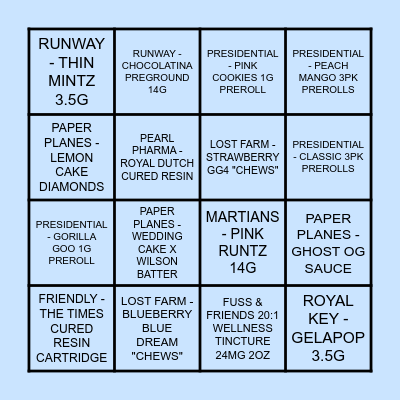 MIDCITY BINGO! Bingo Card