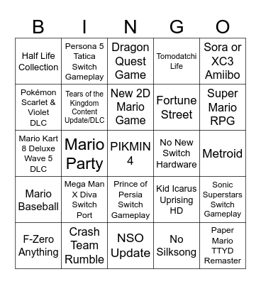 Direct 06/20/2023 Bingo Card