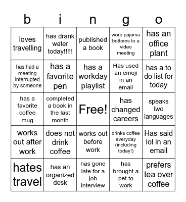 lab bingo! Bingo Card