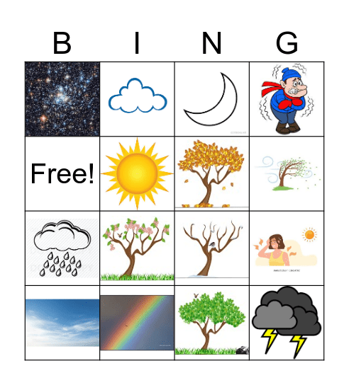 Tiempo Bingo Card