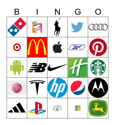 Logos Bingo Card