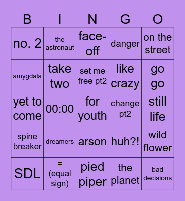 @bangtanply Bingo Card