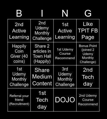 Join Noon Join Nee Bingo Card