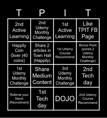 Join Noon Join Nee Bingo Card