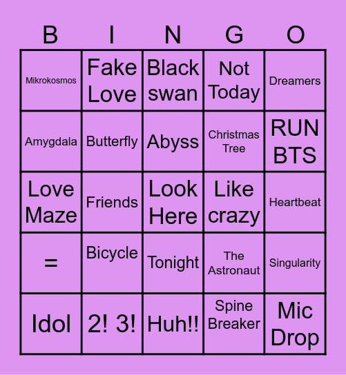 @stephmy7 Bingo Card