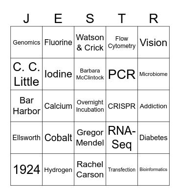 SSP Retreat Bingo Card