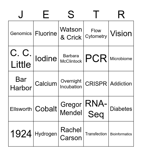 SSP Retreat Bingo Card