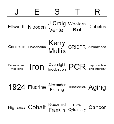 SSP Retreat Bingo Card