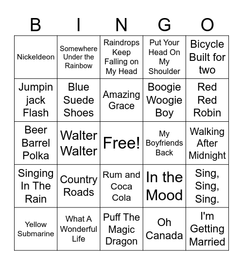 Bingo July 2023 Bingo Card