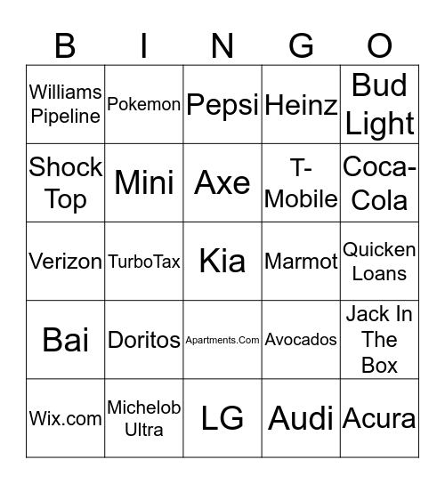 Bhalla Bingo Card