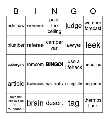 CHALLENGE ACCEPTED BINGO Card