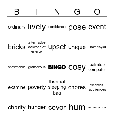 SMASH 3 Bingo Card