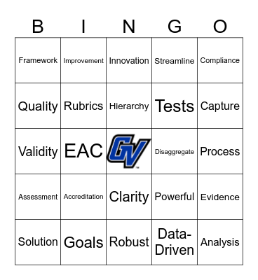 AT23 Accreditation Bingo Card