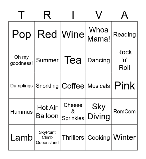 WHO KNOWS ANITA BEST? Bingo Card