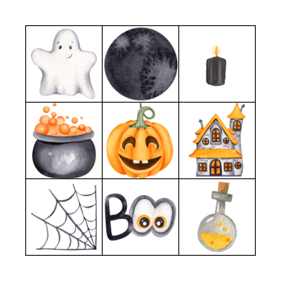 Halloween Bingo Card
