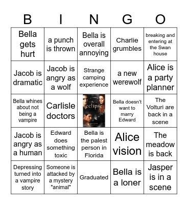 Eclipse Bingo! Bingo Card