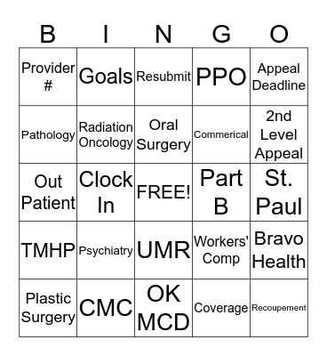 MSRDP Follow-Up Bingo Card