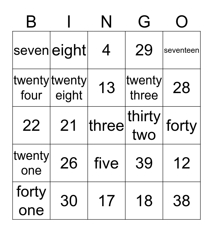 Play Numbers -50 Online | BingoBaker