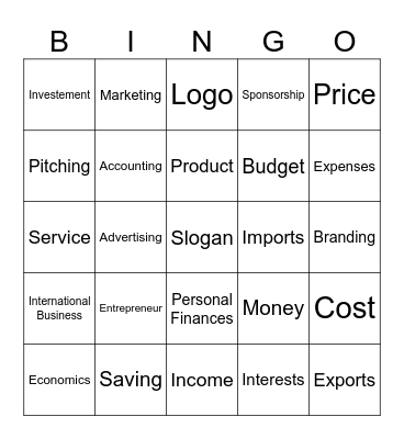 BUSINESS BINGO Card