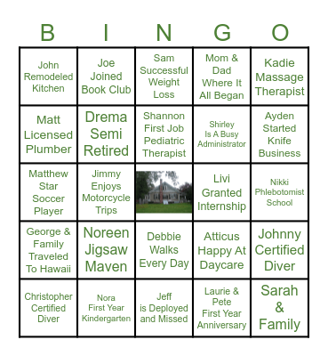 W O R L E Y   F A M I L Y Bingo Card