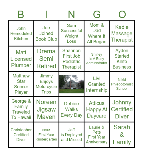 W O R L E Y   F A M I L Y Bingo Card